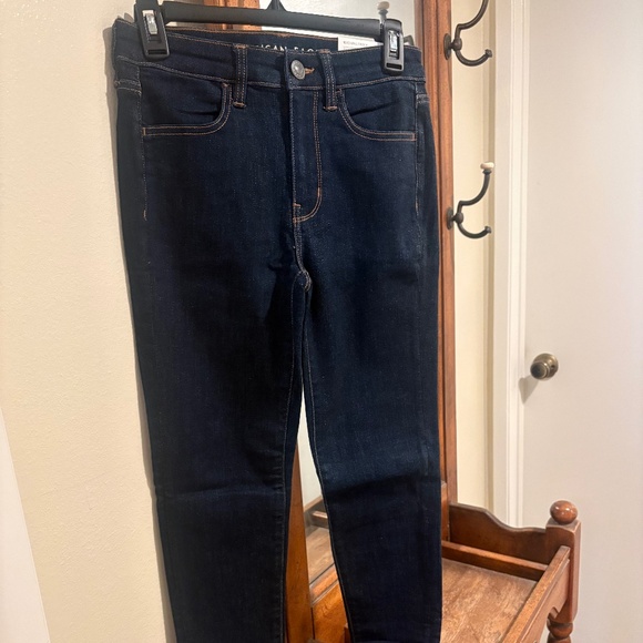 american eagle hi rise next level stretch jeggings true rinse size 6 regular - Picture 1 of 1